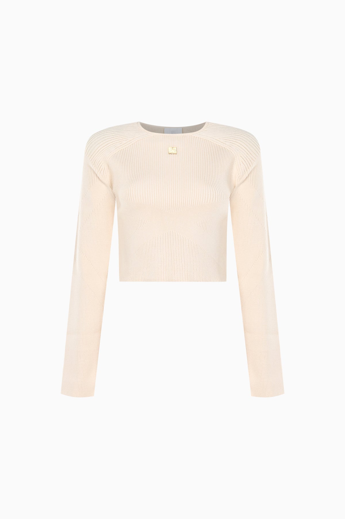 Kntlgy-Future Knit Bej Crop Kazak-Kazak & Triko-1-fleurdirect.live