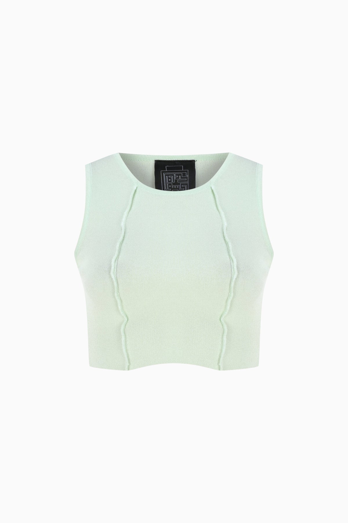 Kntlgy-Mint Triko Crop Top-Crop Top-1-fleurdirect.live