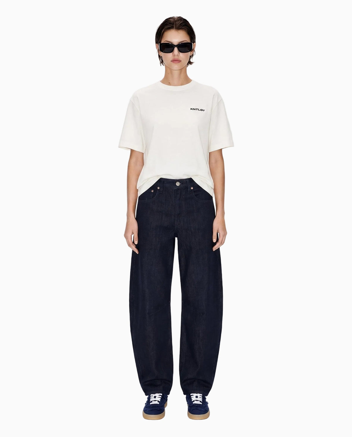 Kntlgy-Move Oversize Beyaz T Shirt-T-Shirts-2-fleurdirect.live