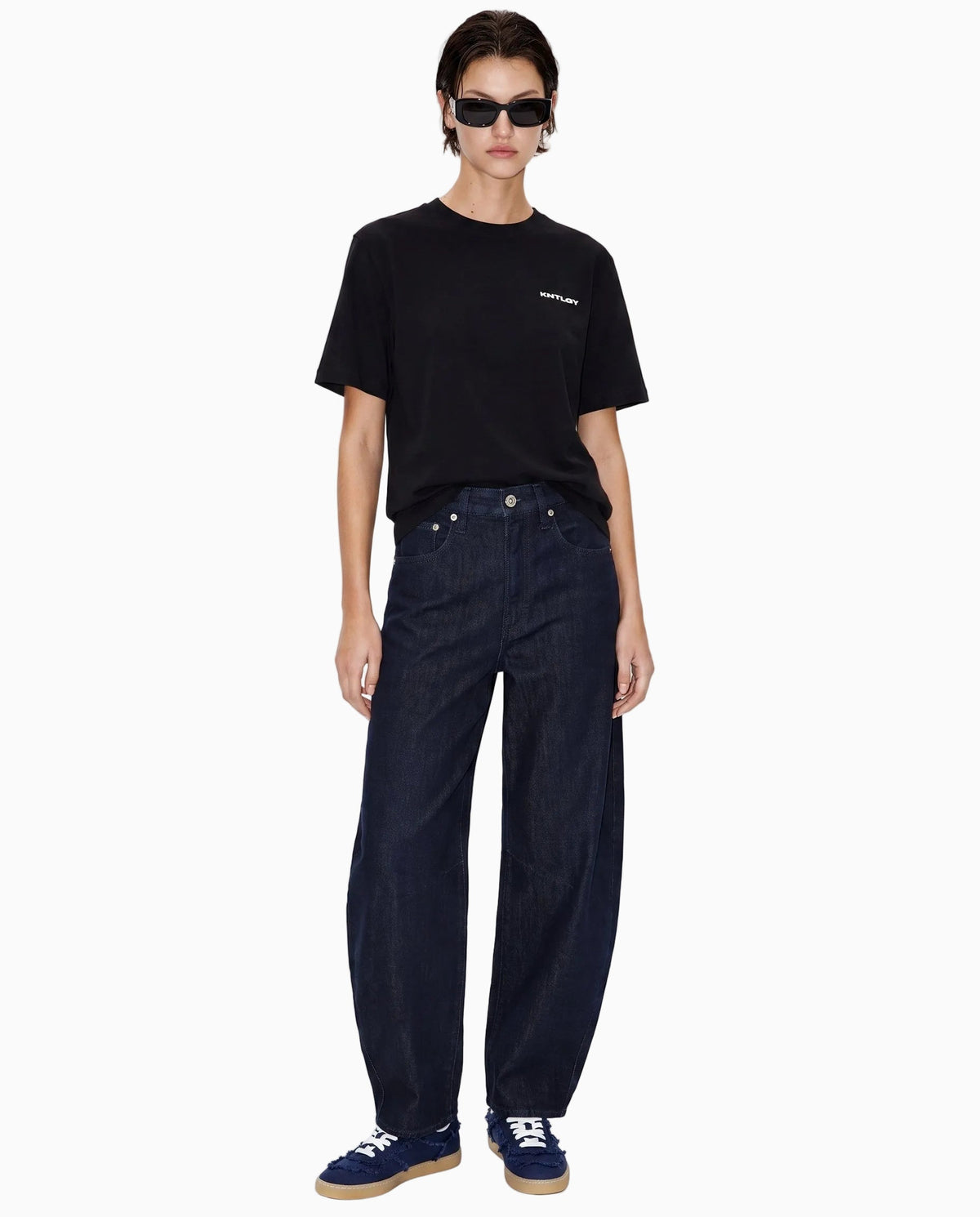 Kntlgy-Move Oversize Siyah T Shirt-T-Shirts-2-fleurdirect.live
