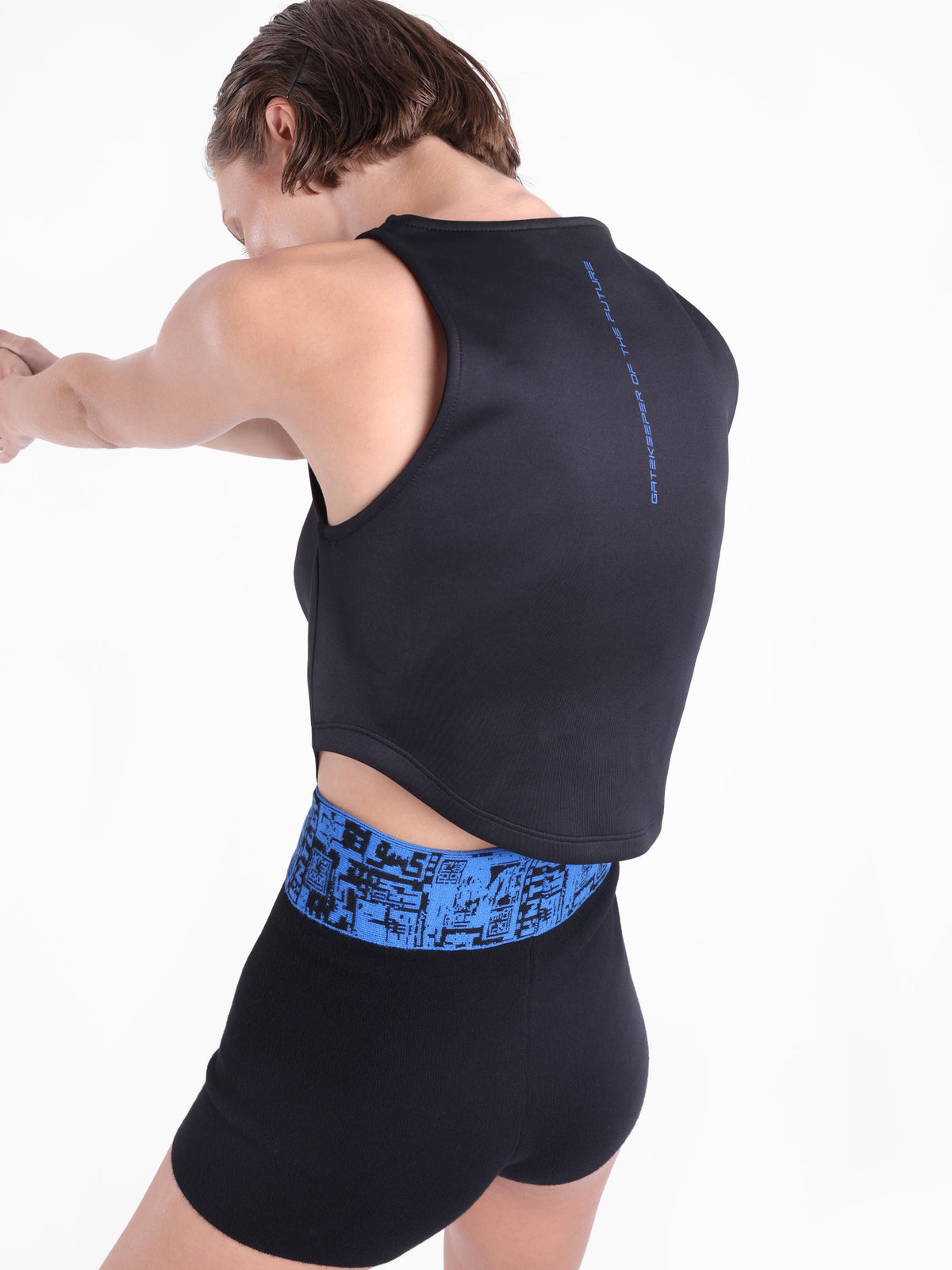 Kntlgy-X Edk Ai Baskılı Crop Üst-Crop Top-4-fleurdirect.live