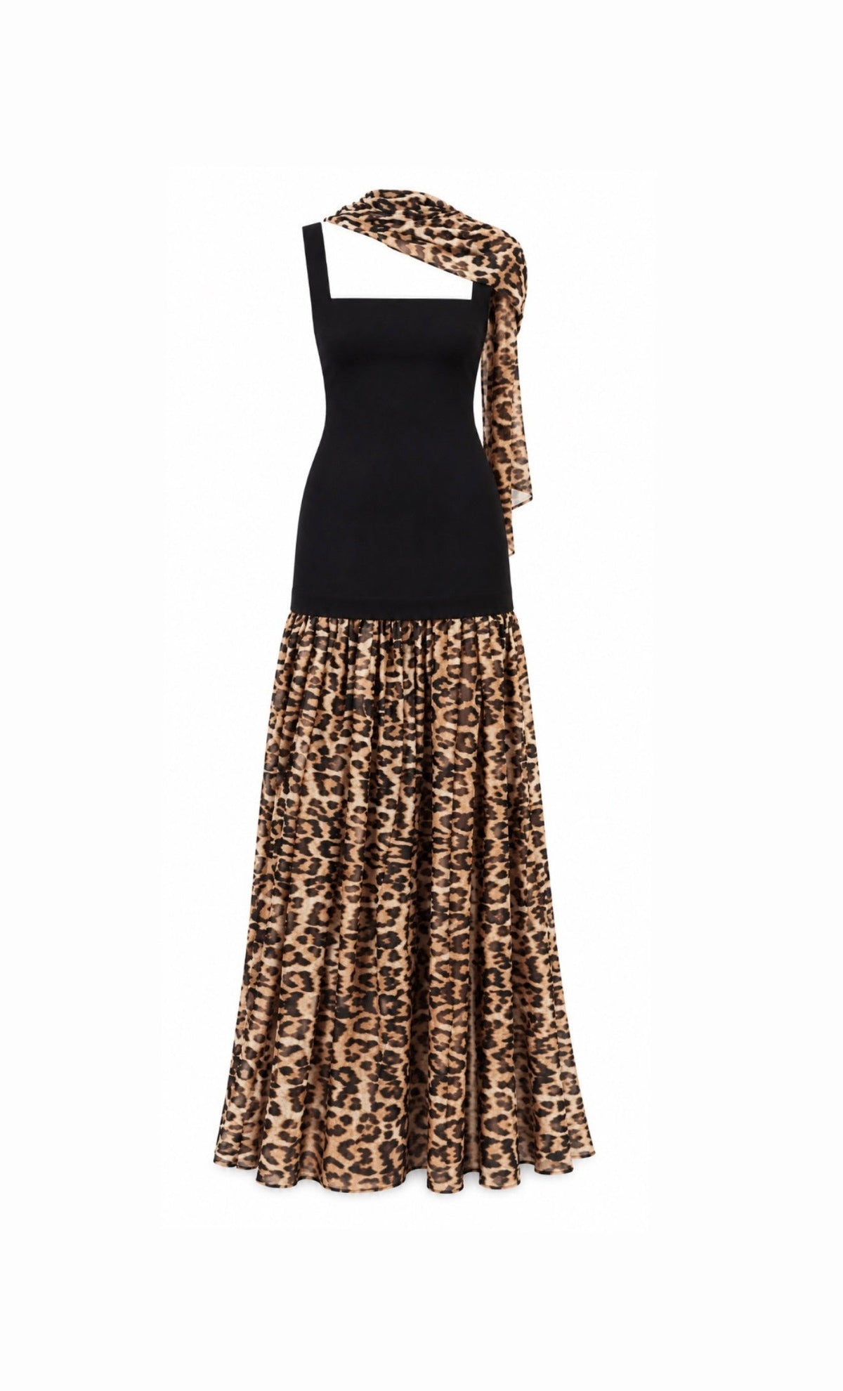 Jadie Maxi Elbise Leopar