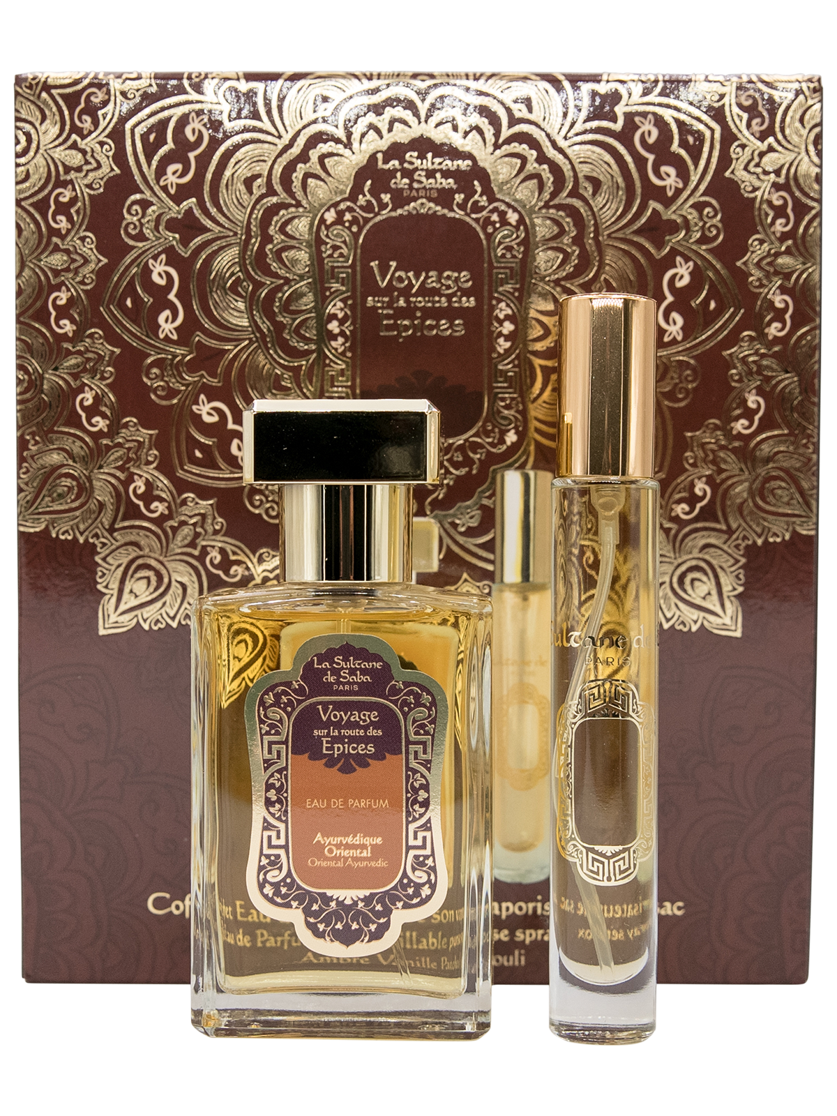 La Sultane De Saba-Perfume Set Oriental Ayurvedic Amber Vanilla Patchouli - Spices-Parfüm-1-fleurdirect.live