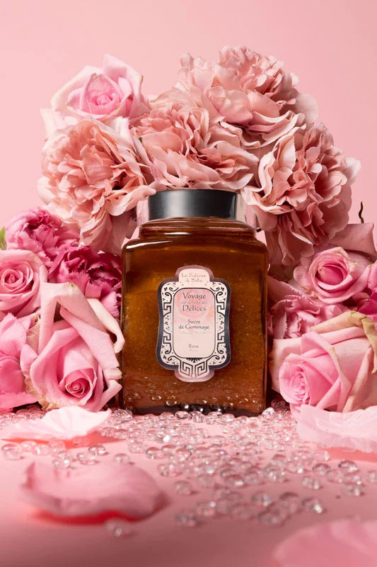 La Sultane De Saba-Sugar Scrub Rose - Delices-Peeling-2-fleurdirect.live