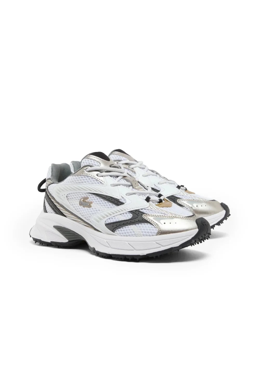 Lacoste-Neo Shot Erkek Gümüş Sneaker-Sneakers-2-fleurdirect.live