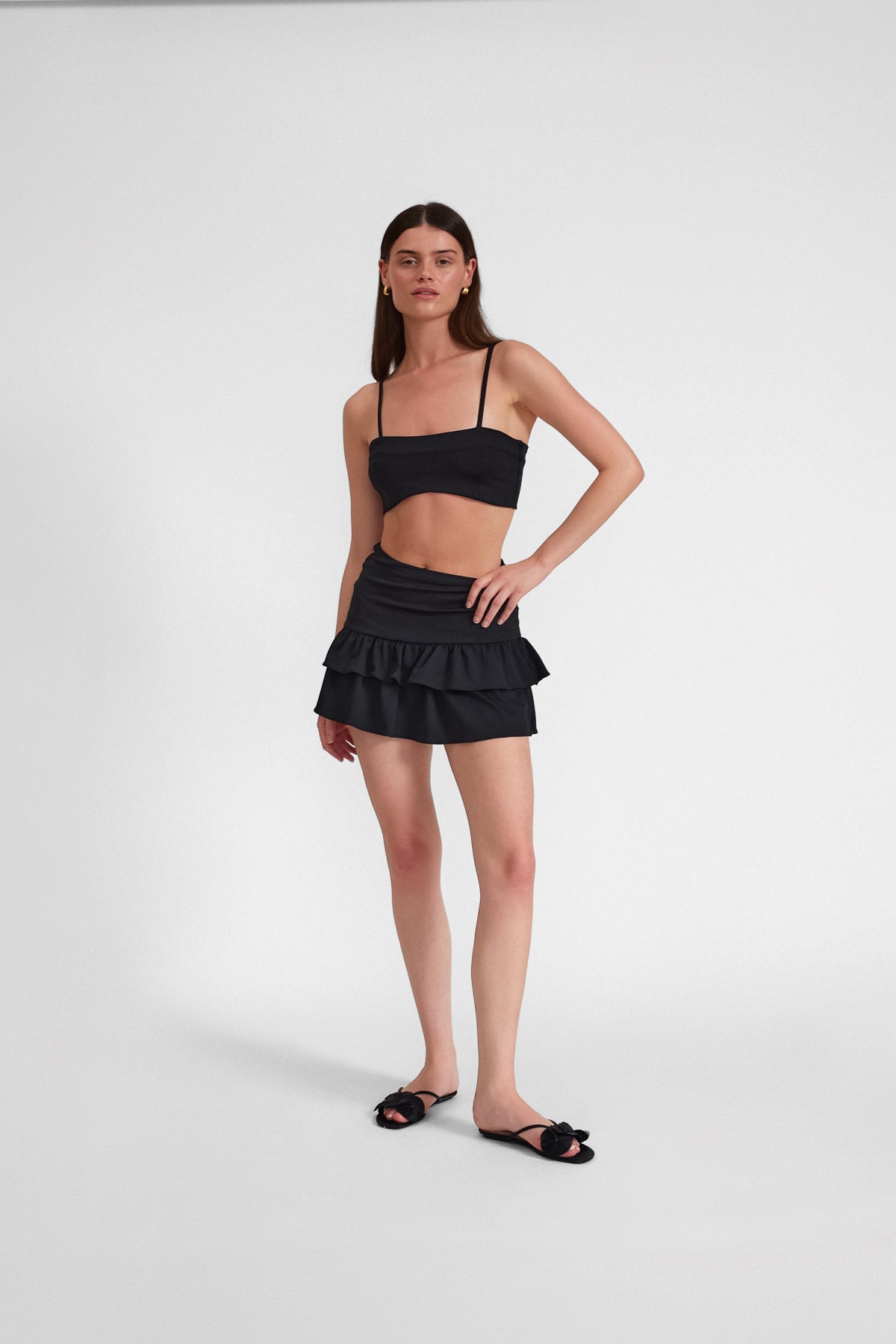 Lilla Siyah Crop Top