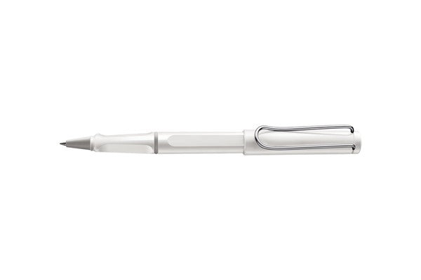Lamy-Safari Roller Kalem Metal Klips Beyaz-Roller Kalem-1-fleurdirect.live