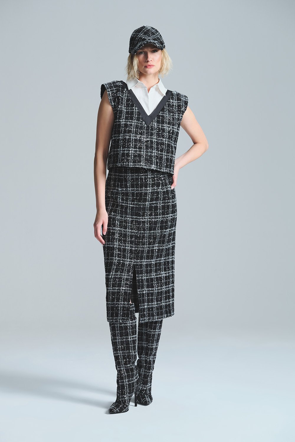 L'atelier Accract-Emily Si̇yah Tuni̇c-Top-4-fleurdirect.live