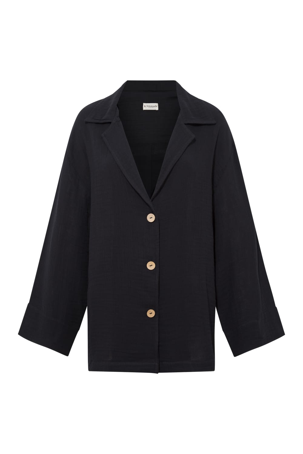 Le-Monade Dreams-SORUNLU - Üç Düğme Siyah Blazer Ceket-Ceket-1-fleurdirect.live