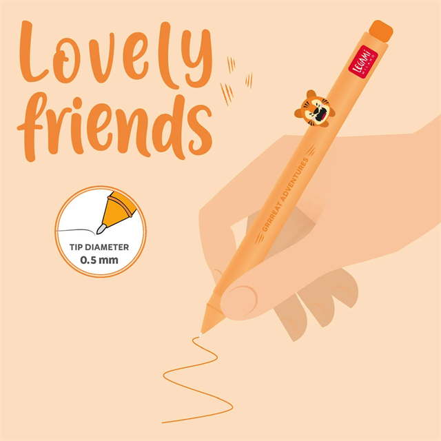 Legami-Legami Lovely Friends Kaplan Jel Kalem Cppkit8-Jel Kalem-3-fleurdirect.live