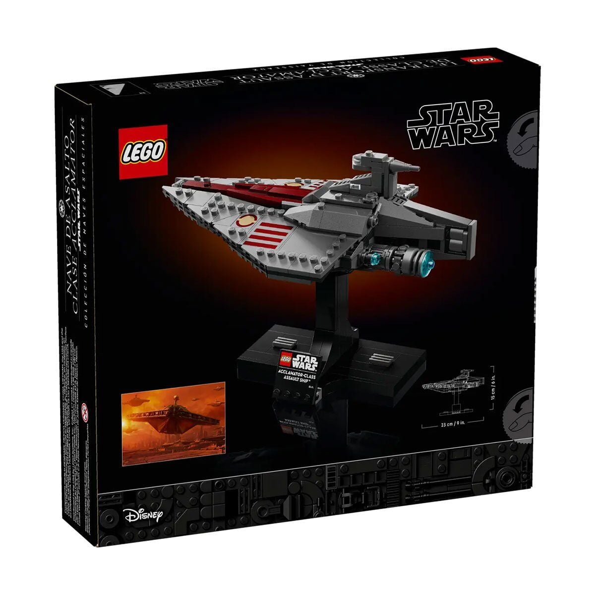 75404 Lego Star Wars - Acclamator Sınıfı Hücum Gemisi 450 Parça +18 Yaş