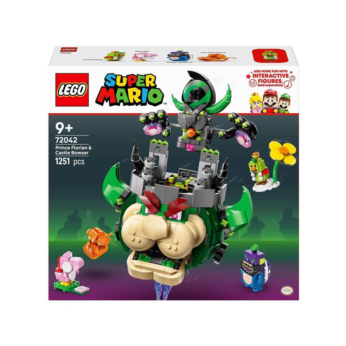 72042 Lego Super Mario - Prince Florian Ve Castle Bowser 1251 Parça +9 Yaş