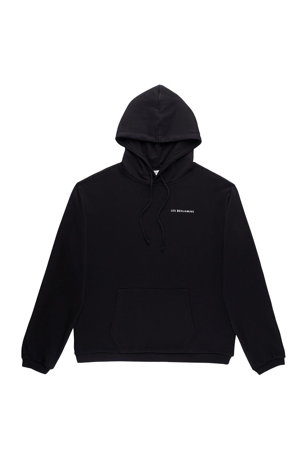 Les Benjamins-Hoodie 001 - Black-Sweatshirts & Hoodies-6-fleurdirect.live