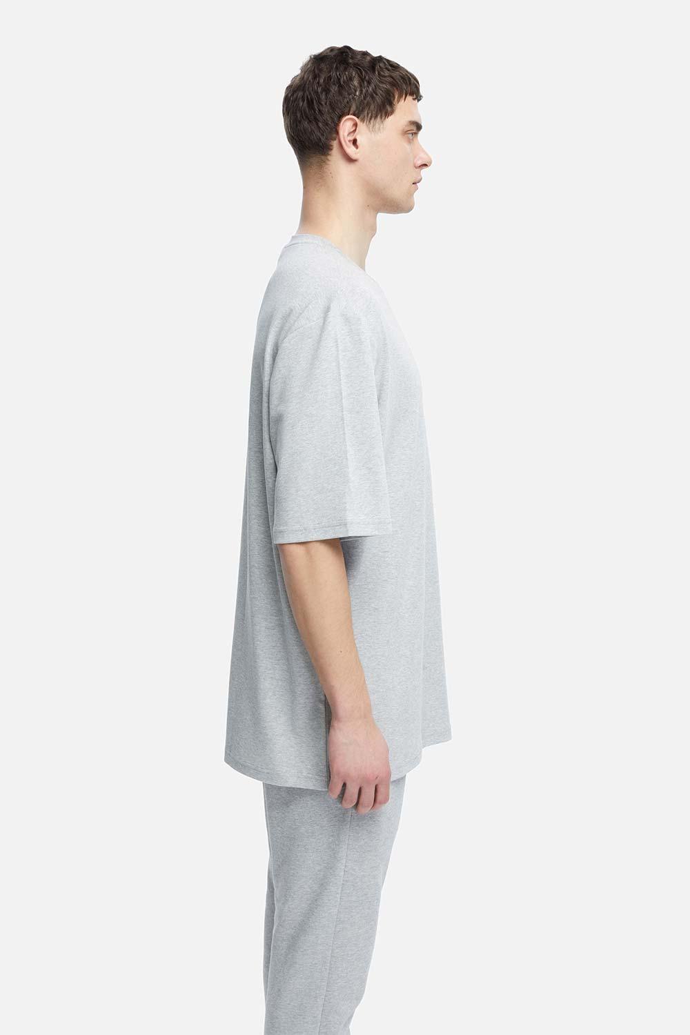 Les Benjamins-Men Oversized Tee 003 - Light Grey-T-Shirts-4-fleurdirect.live