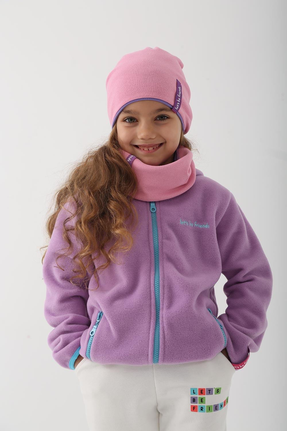 Let's Be Friends-Polar Zipli Hoodie - Lila-Sweatshirts & Hoodies-2-fleurdirect.live