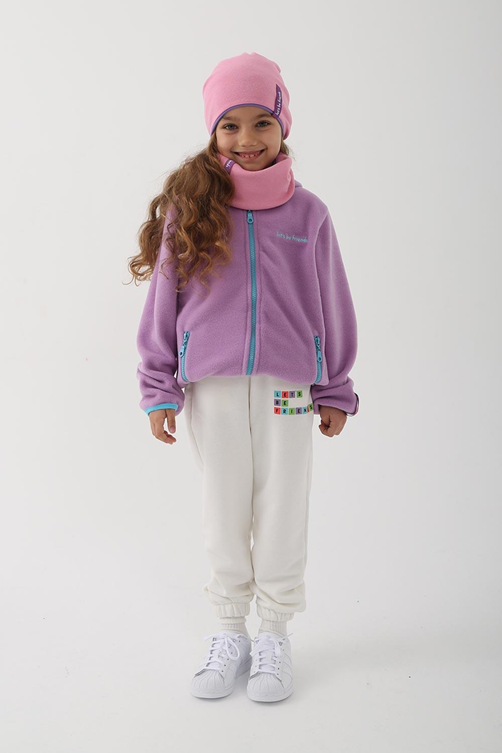 Let's Be Friends-Polar Zipli Hoodie - Lila-Sweatshirts & Hoodies-3-fleurdirect.live