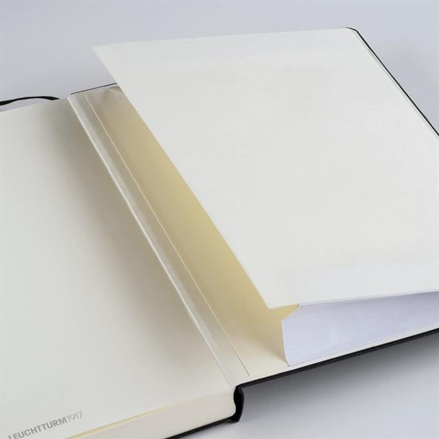 Leuchtturm 1917-Leuchtturm1917 Orta Boy (A5), Sert Kapak, 251 Sayfa, Çizgili Defter Port Red 359691-Çizgili-3-fleurdirect.live