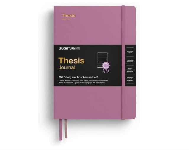Leuchtturm 1917-Leuchtturm1917 Thesis Journal Medium (A5), Sert Kapak, Dusty Rose, Almanca 369202-Özel Defterler-1-fleurdirect.live