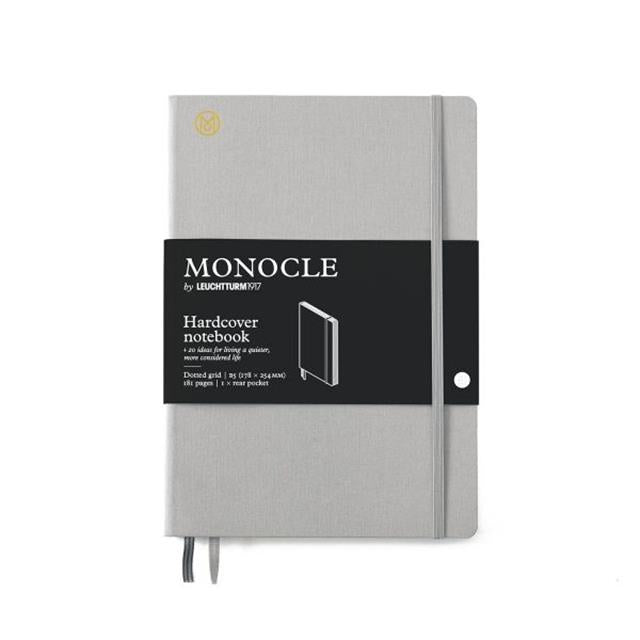 Leuchtturm 1917-Leuchtturm1917 X Monocle Limited Edition Defter B5, Sert Kapak, 192 Noktalı Sayfa Light Grey 363351-Noktalı-1-fleurdirect.live