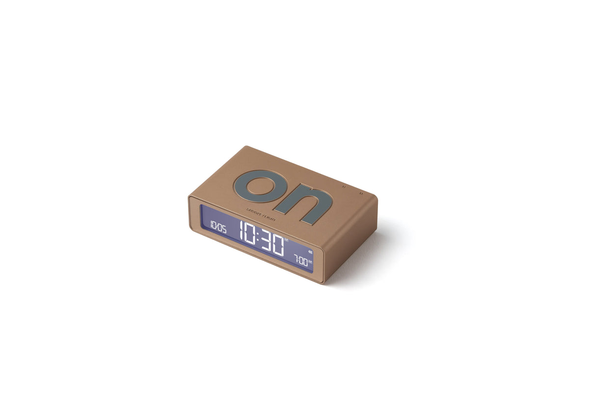 Lexon-Lexon Flip Mini Şarj Edilebilir Alarm Saat Dore-Alarm Saatler-3-fleurdirect.live