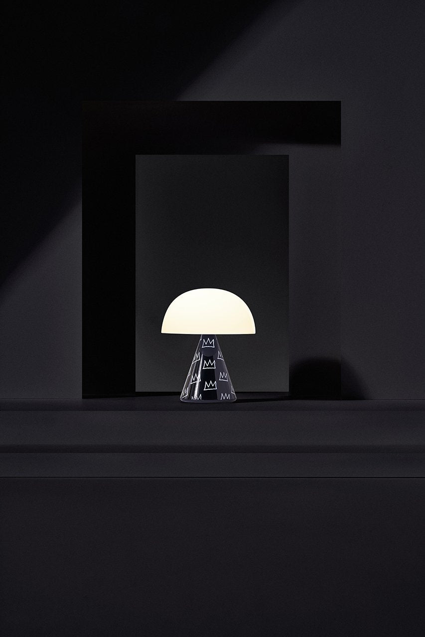 Lexon-Mina M Led Lamba X Jean Michel Basquiat Crown-Masa Lambası-3-fleurdirect.live