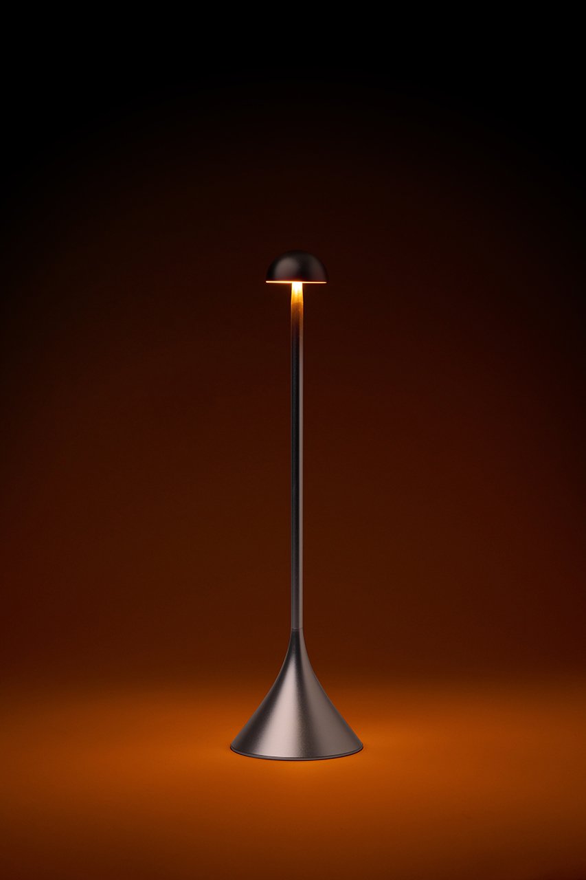 Lexon-Steli Dome Led Masa Lambası Alüminyum-Masa Lambası-11-fleurdirect.live