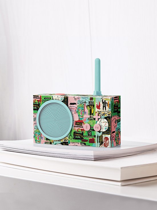 Lexon-Tykho 3 Bluetooth Hoparlör Ve Radyo X Jean Michel Basquiat İn İtalian-Taşınabilir Hoparlör-2-fleurdirect.live
