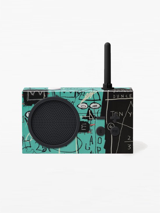 Lexon-Tykho 3 Bluetooth Hoparlör Ve Radyo X Jean Michel Basquiat Pi-Taşınabilir Hoparlör-1-fleurdirect.live