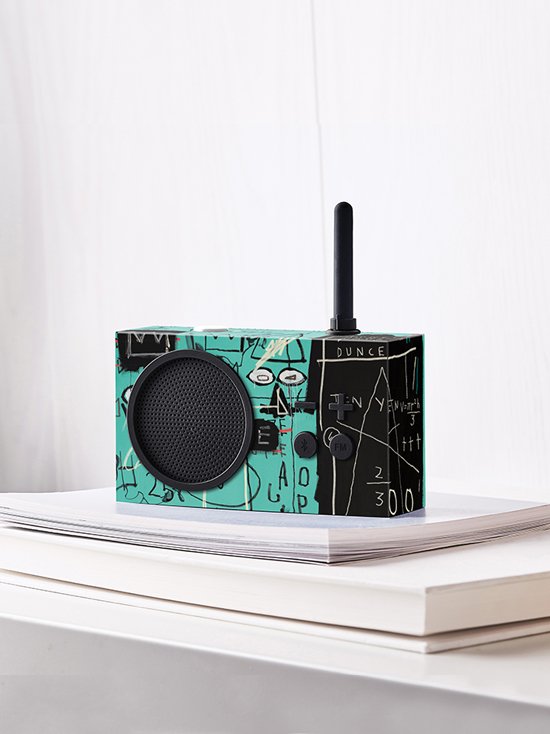 Lexon-Tykho 3 Bluetooth Hoparlör Ve Radyo X Jean Michel Basquiat Pi-Taşınabilir Hoparlör-2-fleurdirect.live