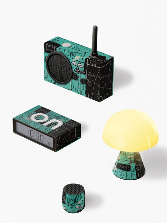 Lexon-Tykho 3 Bluetooth Hoparlör Ve Radyo X Jean Michel Basquiat Pi-Taşınabilir Hoparlör-4-fleurdirect.live