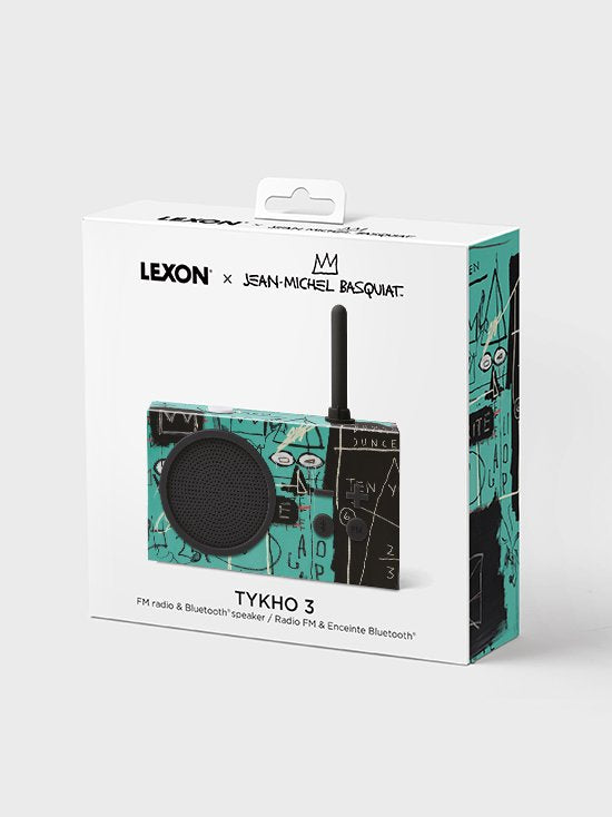 Lexon-Tykho 3 Bluetooth Hoparlör Ve Radyo X Jean Michel Basquiat Pi-Taşınabilir Hoparlör-5-fleurdirect.live
