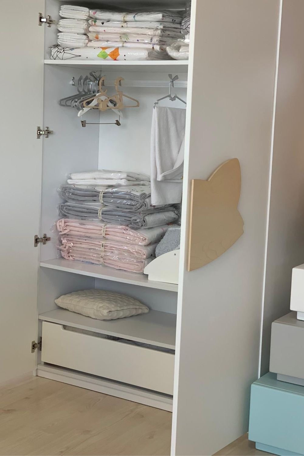Lil'Gaea-Fox Wardrobe White Dolap-Dolap-3-fleurdirect.live