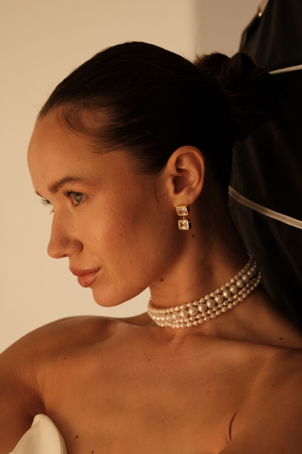 Amour çOklu İNci Choker - 5