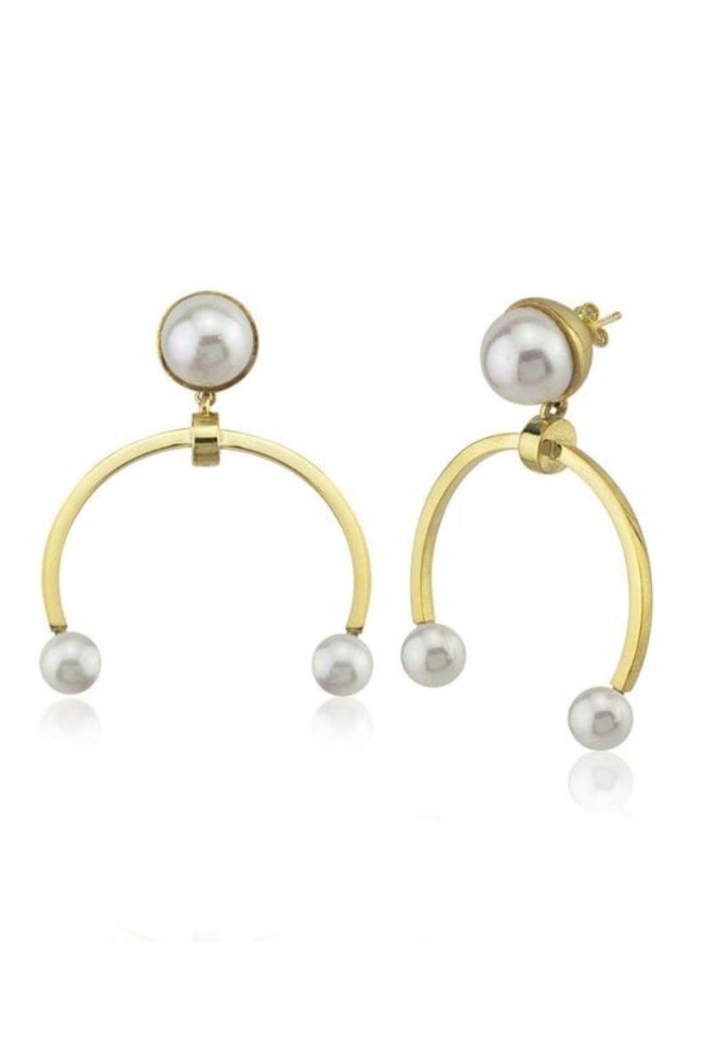 Linya Jewellery-Ay İnci Küpe-Küpe-1-fleurdirect.live