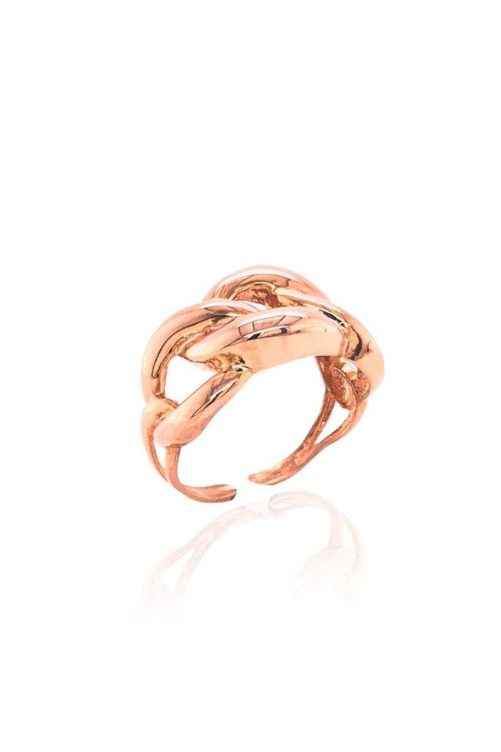 Linya Jewellery-Bella Zincir Yüzük Rose-Yüzük-1-fleurdirect.live