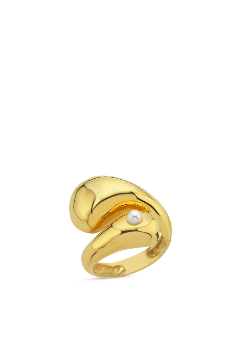 Linya Jewellery-Bersa Büyük İncili Yüzük Gümüş-Yüzük-1-fleurdirect.live