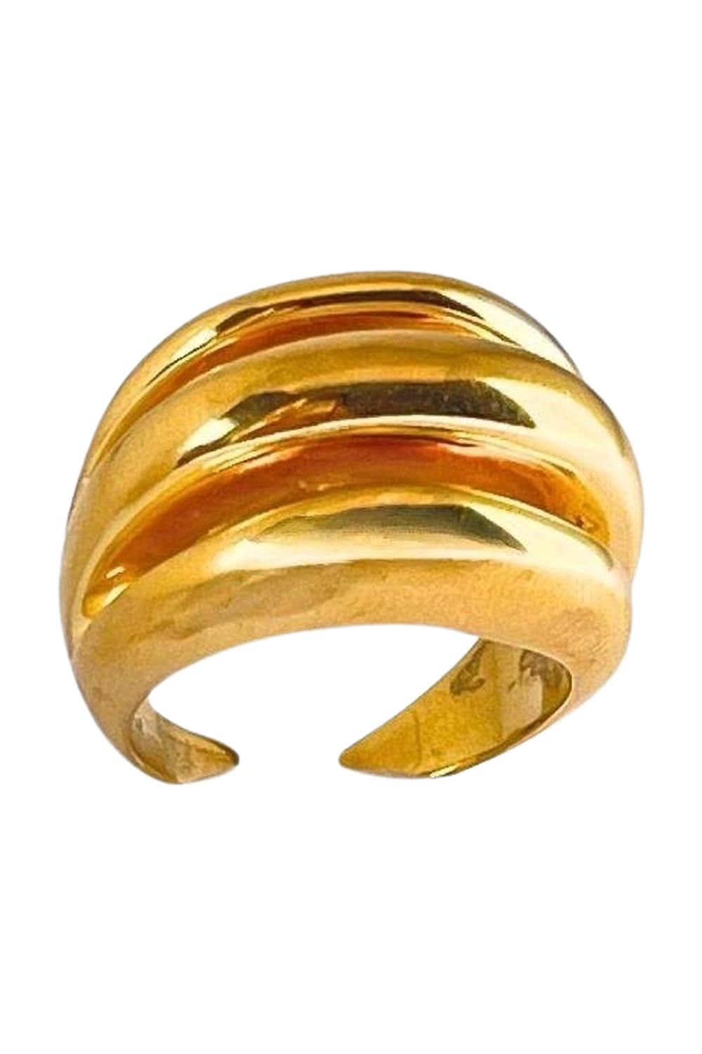 Linya Jewellery-Bery Vintage Büyük Gold Yüzük-Yüzük-5-fleurdirect.live