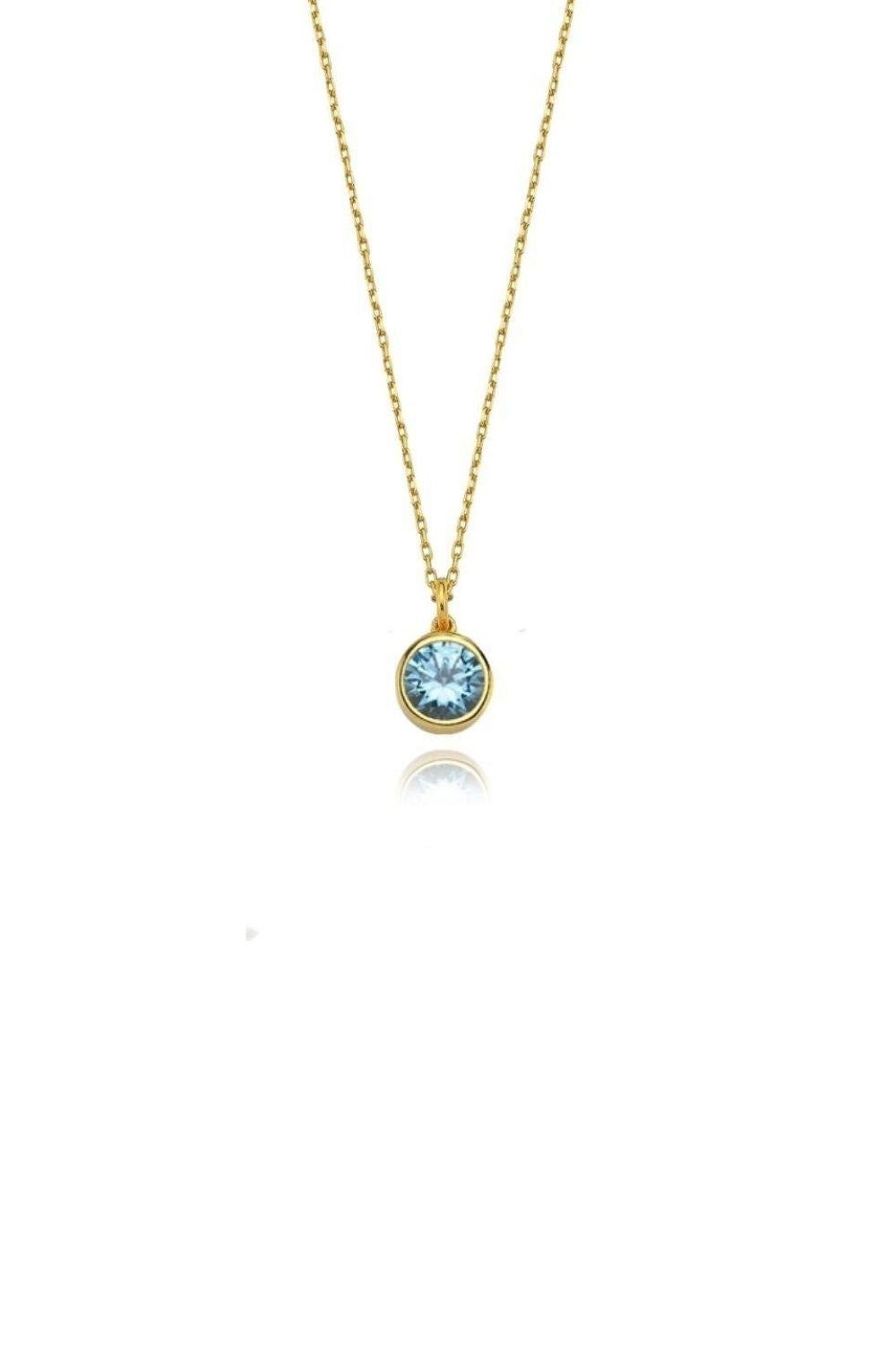 Linya Jewellery-Cosmic Zincirli Burç Kolye Gök Mavisi-Kolye-1-fleurdirect.live
