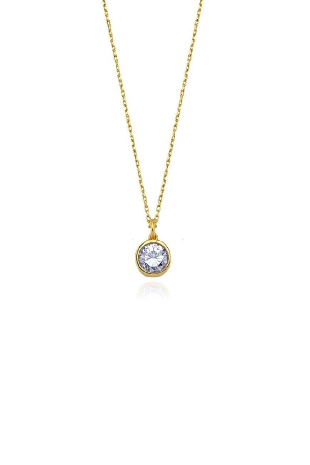 Linya Jewellery-Cosmic Zincirli Burç Kolye Lila-Kolye-1-fleurdirect.live