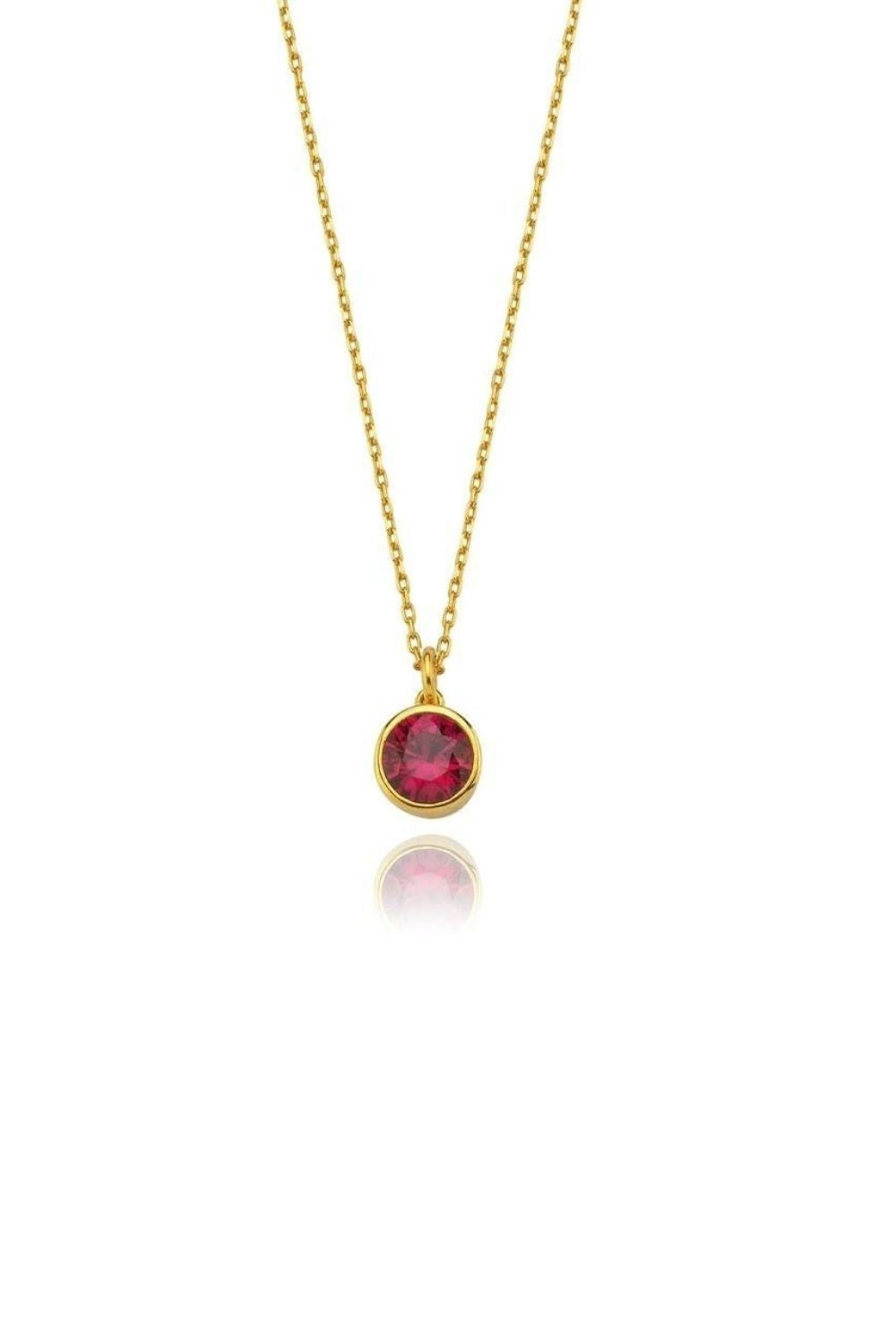 Linya Jewellery-Cosmic Zincirli Burç Kolye Turuncu-Kolye-1-fleurdirect.live