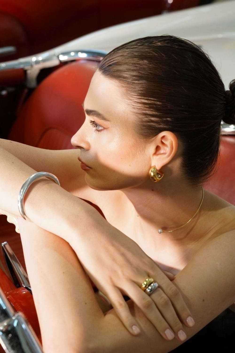 Linya Jewellery-Delya İnci Choker-Kolye-3-fleurdirect.live