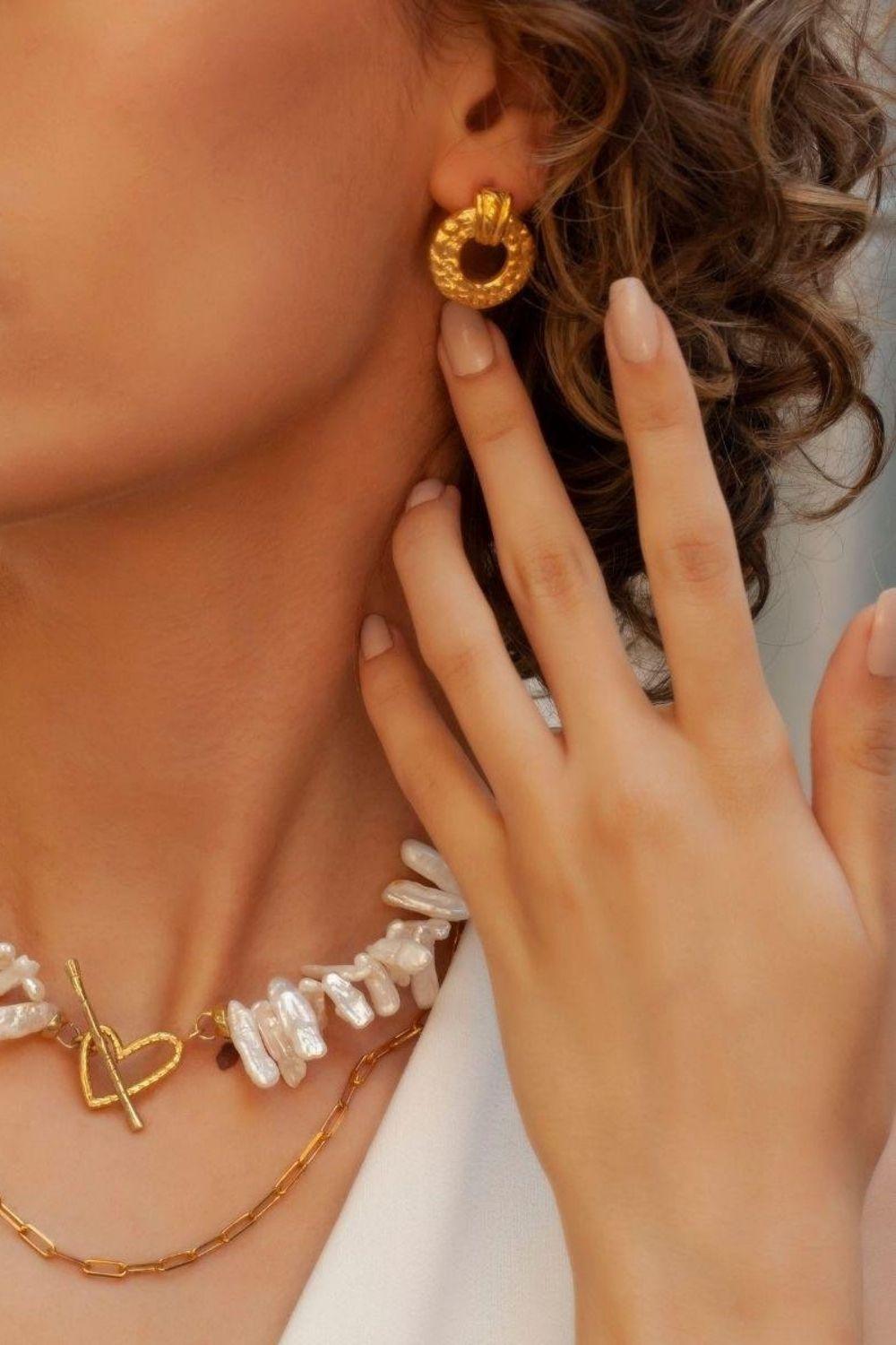 Linya Jewellery-Helen Halka Küpe-Küpe-2-fleurdirect.live