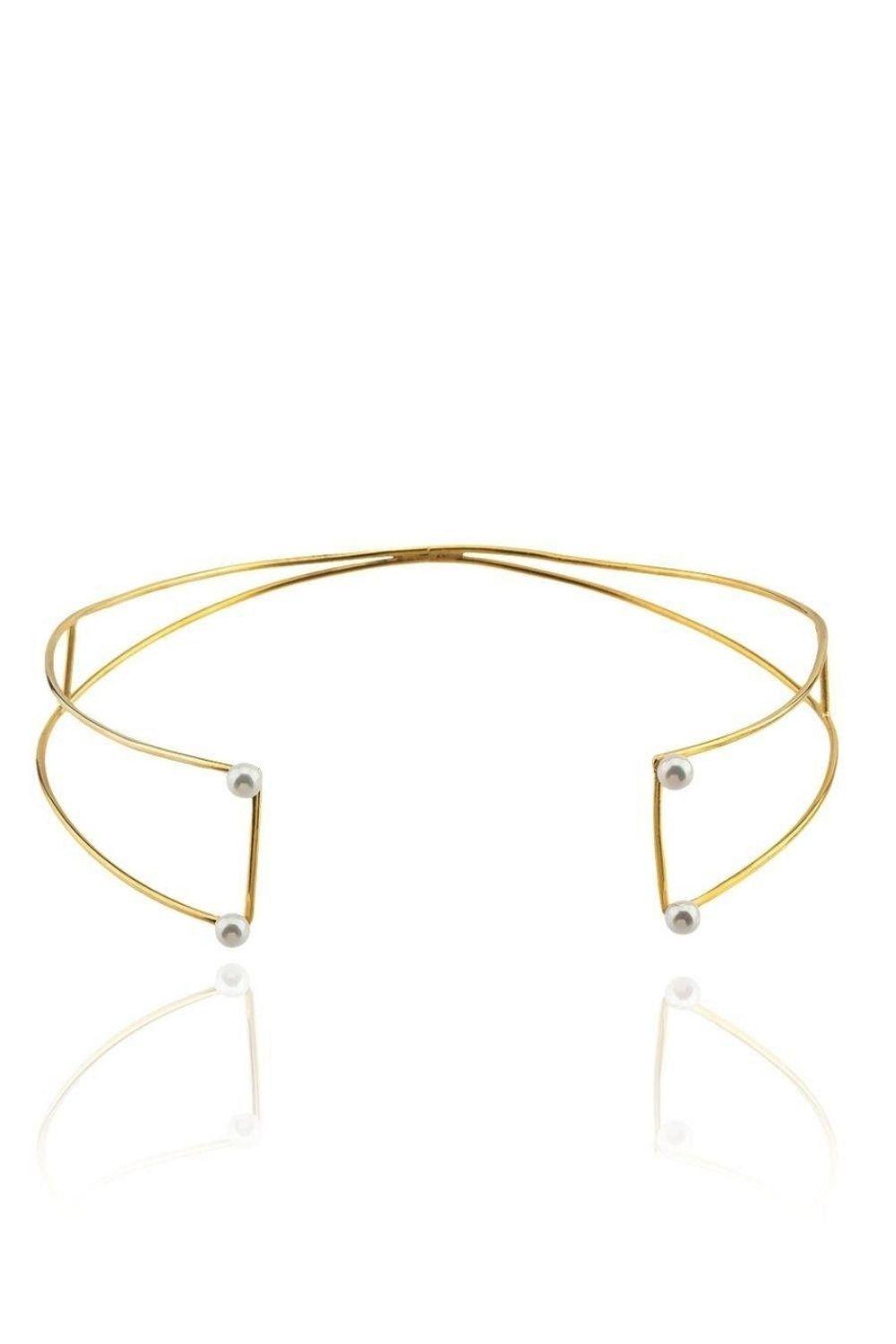 Linya Jewellery-İnci Choker-Kolye-1-fleurdirect.live