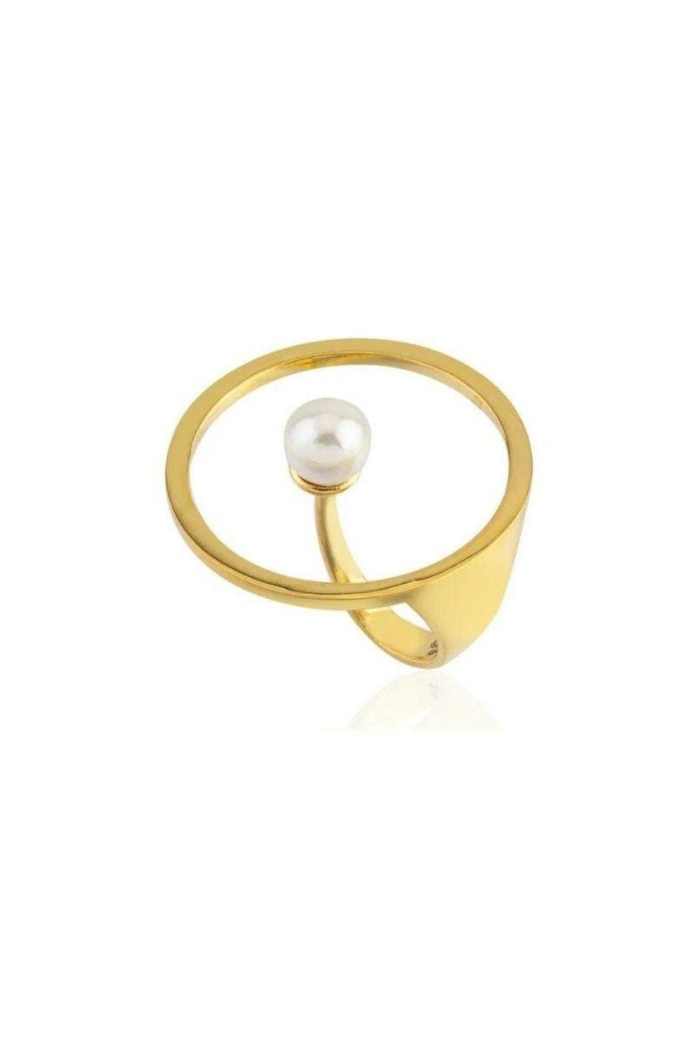 Linya Jewellery-Incili Yuvarlak Yüzük-Yüzük-1-fleurdirect.live