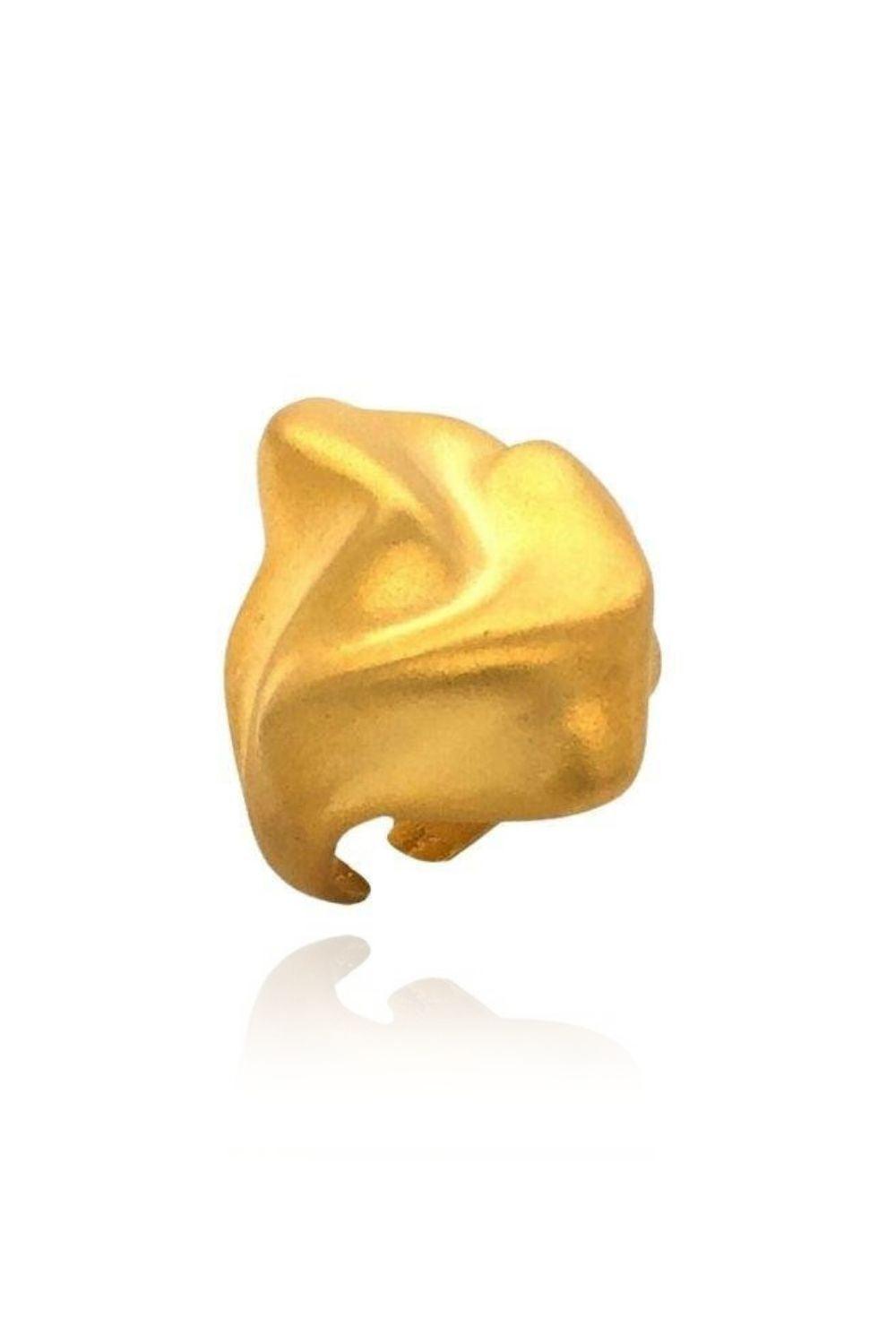 Linya Jewellery-Jayla Yüzük Mat Gold-Yüzük-1-fleurdirect.live
