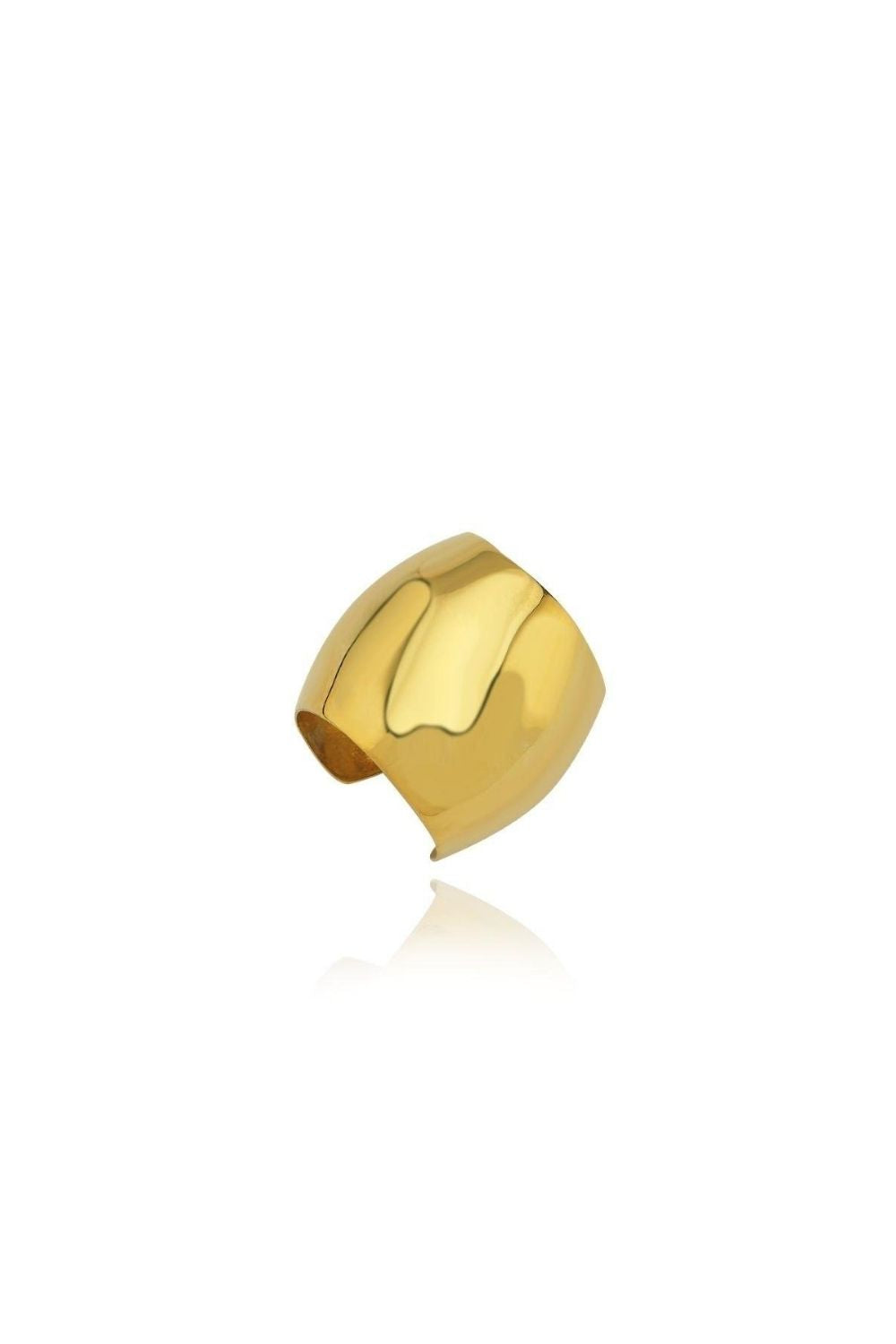 Linya Jewellery-Jeni Büyük Kıkırdak Küpe Gold-Küpe-1-fleurdirect.live