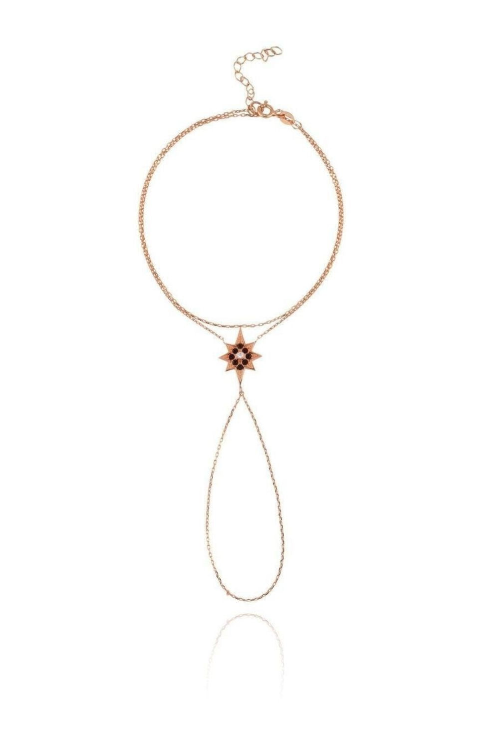 Linya Jewellery-Kutup Yıldızı Şahmeran Rose Gold-Bileklik-1-fleurdirect.live