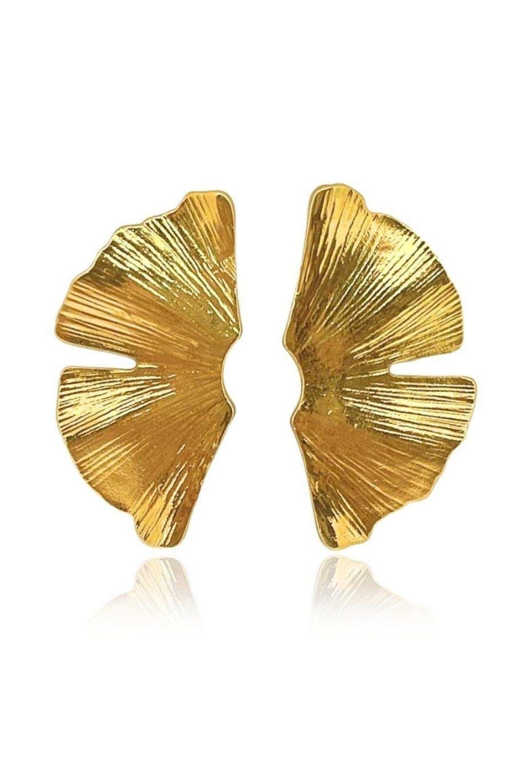 Linya Jewellery-Leta Büyük Yaprak Küpe-Küpe-2-fleurdirect.live