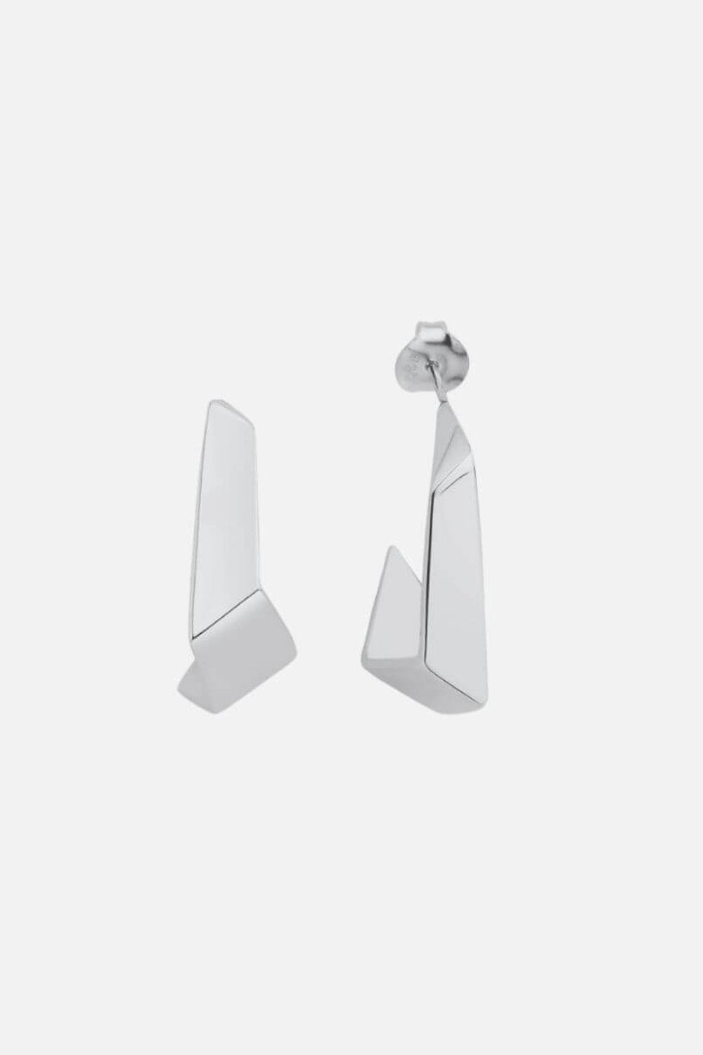 Linya Jewellery-Mera Asimetrik Halka Küpe-Küpe-1-fleurdirect.live