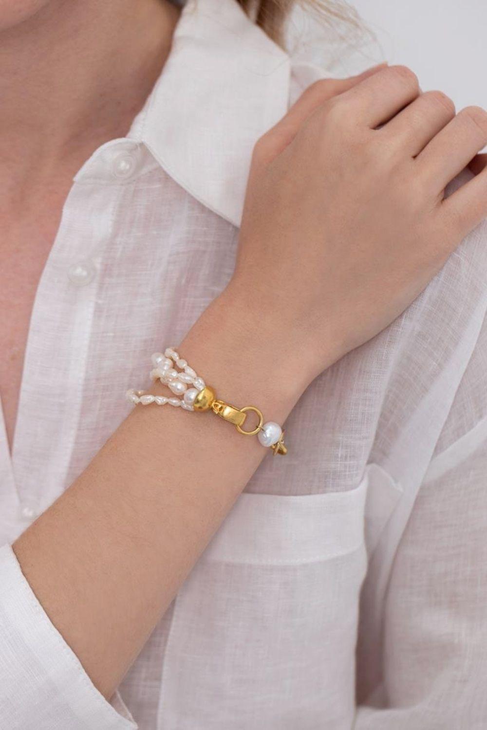 Linya Jewellery-Misel Okyanus İnci Bileklik-Bileklik-1-fleurdirect.live